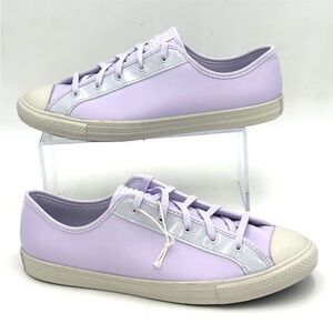 NEW Converse All Star Shoes Womens Size 10 Lavender Purple Low Top A03066C